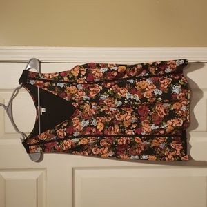 Sleeveless Floral top